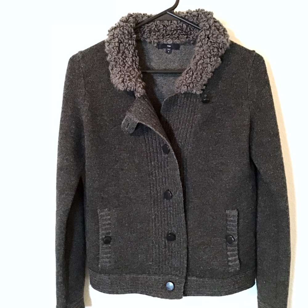 Gap Wool Button Sweater